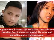 Netizen to Sarah Elago: Libre ang pag papaaral sa inyo tapos lulustayin niyo lang dahil sa rally?
