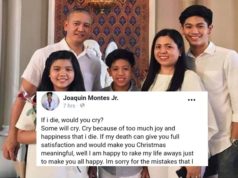 Joaquin humingi ng tawad sa pangbubully na ginawa at nagpost sa kanyang facebook na mag suicide?