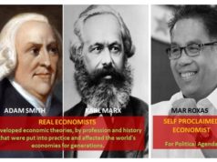 Adam Smith & Karl Marx are the Real Economists while Mar Roxas is a Self-Proclaimed Economist