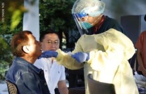 President Duterte submits negative swab results