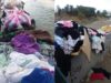 Mga donasyong damit sa Rizal, itinapon lang sa kalsada at ilog
