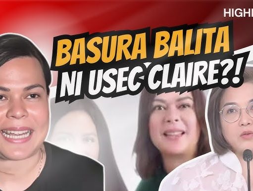 Mga Lumalabas sa Bibig ni Usec. Claire Castro mga Basura – VP. Sara sara duterte